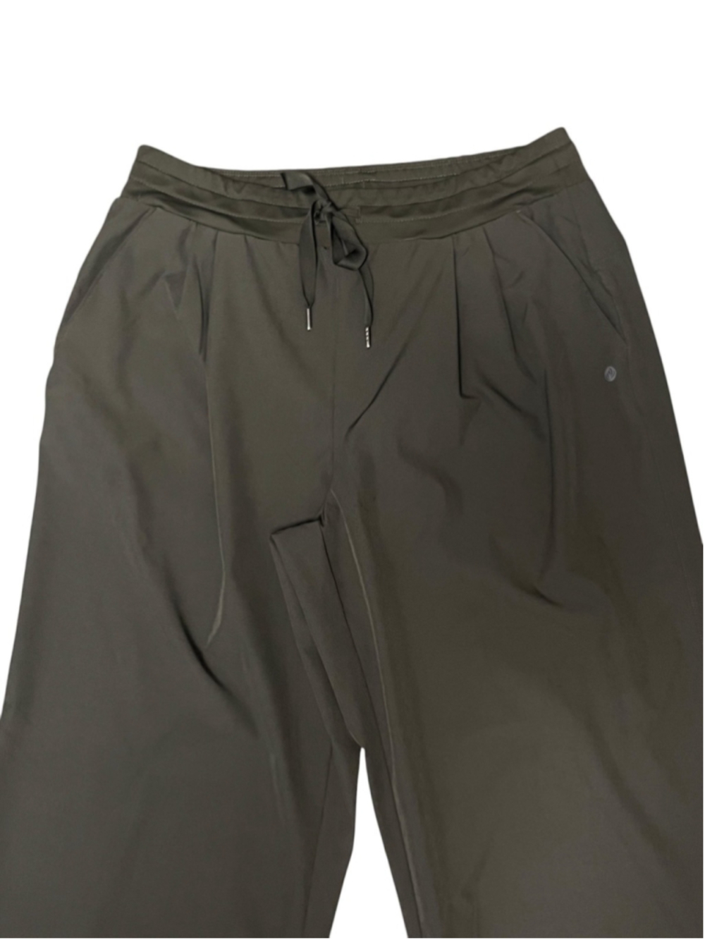 Apana Green Wide Leg Yoga Lifestyle Pants High Rise Size XL - Picture 3 of 5